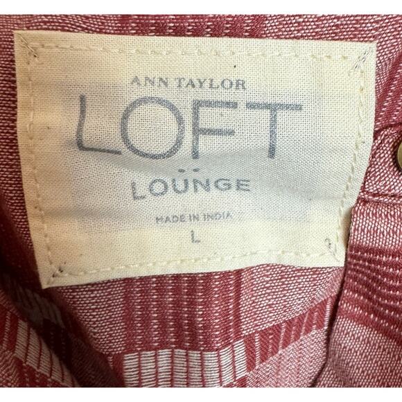NWT Ann Taylor LOFT Lounge Cotton Sleeveless Dress size Large - Picture 3 of 7